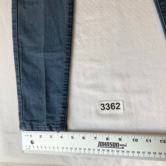 FOREVER 21 Women Skinny Jeans size 26 US Blue Mid Rise Stretch - Picture 5 of 11